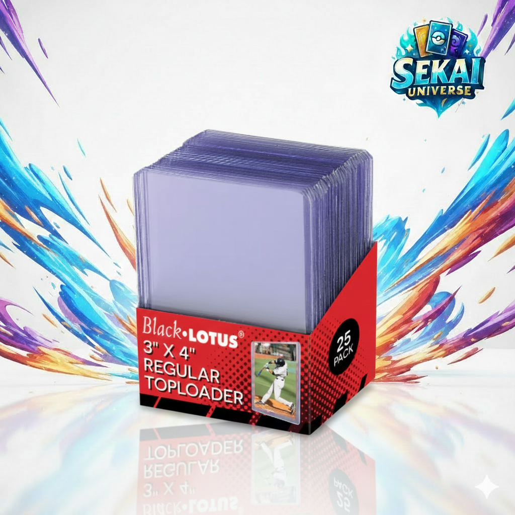 Black Lotus Toploader Originali (25 pz) - Protezione Rigida Premium